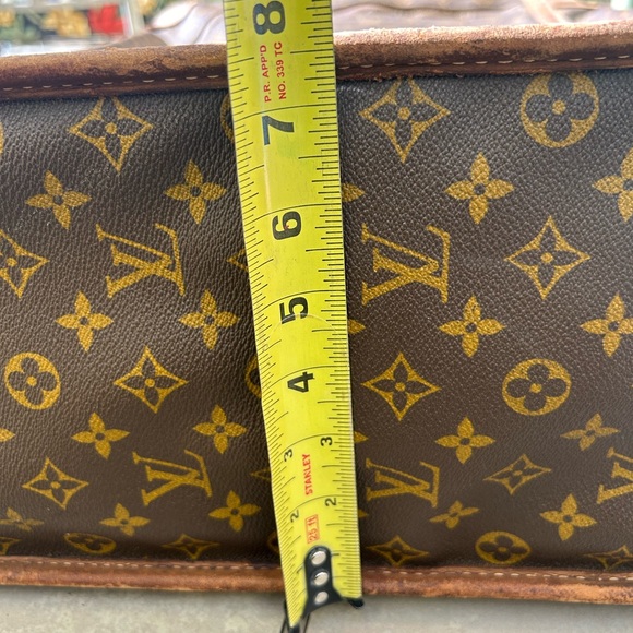 Louis Vuitton Vintage Luggage *Initials N.L.S.* 23x19x8 Saks Fifth Ave Tag - Picture 12 of 17